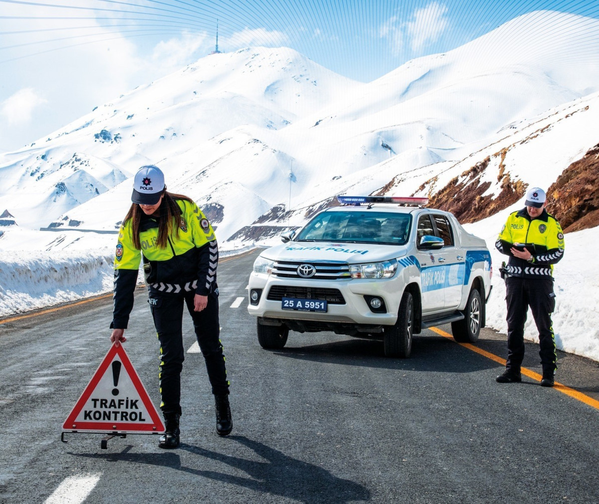 Erzurum’da kent merkezinde bir ayda 146 trafik kazası